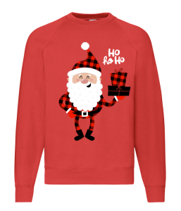 felpa natale uomo stampa babbo natale