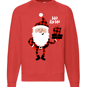 felpa natale uomo stampa babbo natale