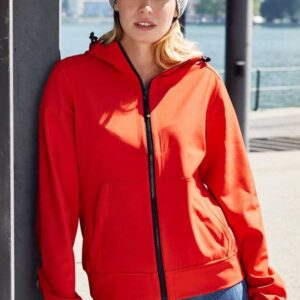 Softshell 2 strati donna cappuccio