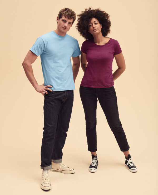 t-shirt original uomo e donna fruit of loom
