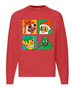 Felpa Natale donna stampa meme felpa natale uomo meme