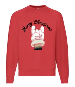 Felpa Natale Donna stampa Horn felpa di natale uomo rossa stampa horn