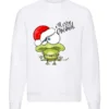felpa di natale uomo stampa fog