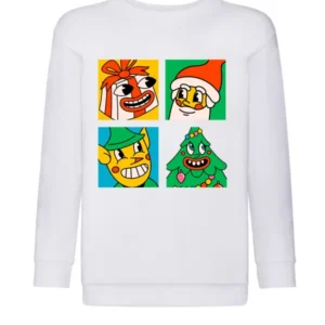 felpa di natale per bambini stampa meme