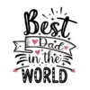 tshirt uomo best dad in the world