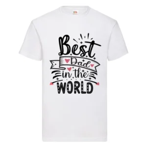 tshirt uomo best dad in the world