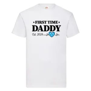 tshirt uomo prima festa del papà 2024 bambino