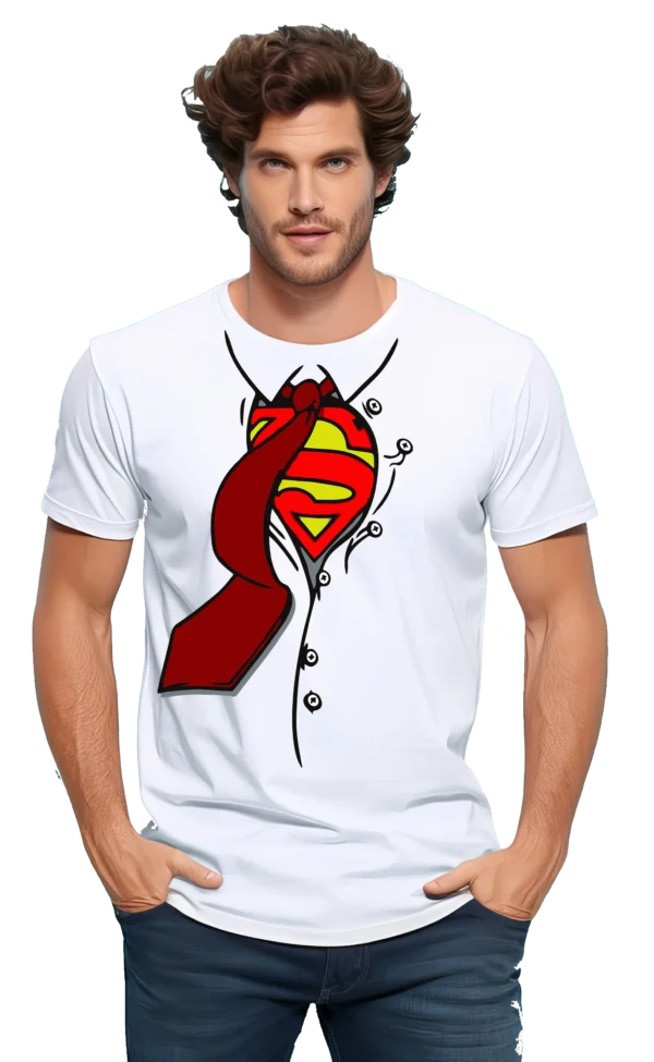 maglietta uomo festa del papà superman
